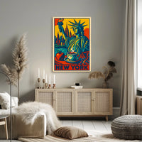 New York Iconic Imagery Poster