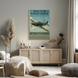 Bell P-39 Airacobra International Acclaim, 1941 Poster