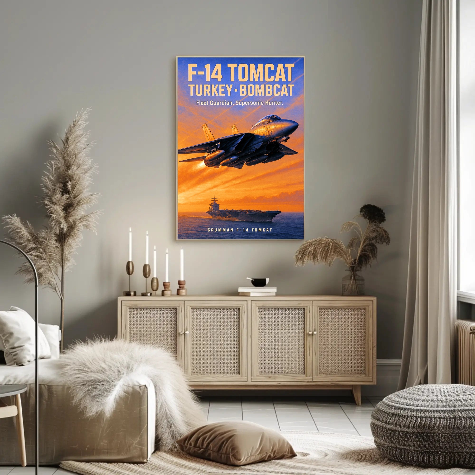 F-14 Tomcat Fleet Guardian Poster PosterGoat
