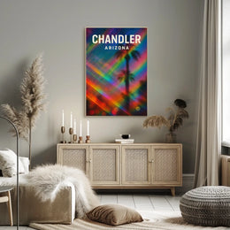 Chandler Arizona Vibes Digital Painting Poster