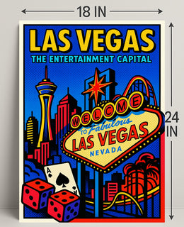 Welcome to Las Vegas Poster PosterGoat