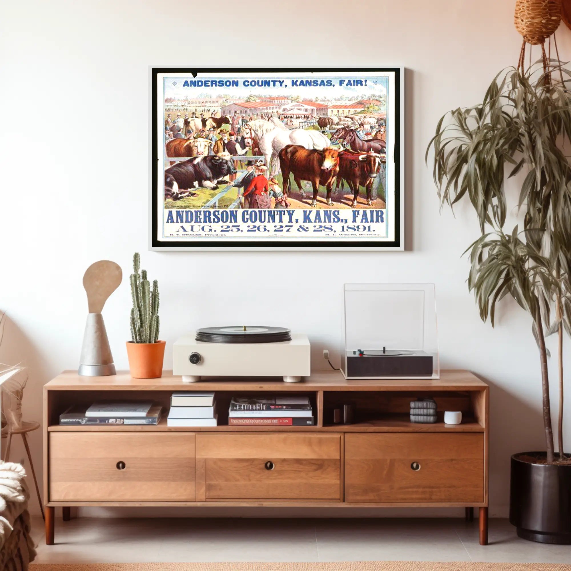 Anderson County Fair – 1891 Poster