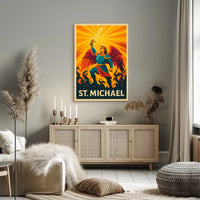 Archangel Michael Sacred Art Poster