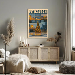 Winter In Pittsburgh Poster