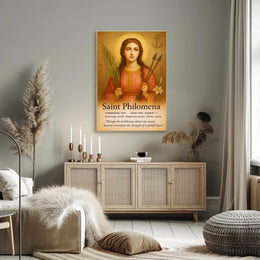 Saint Philomena Poster PosterGoat
