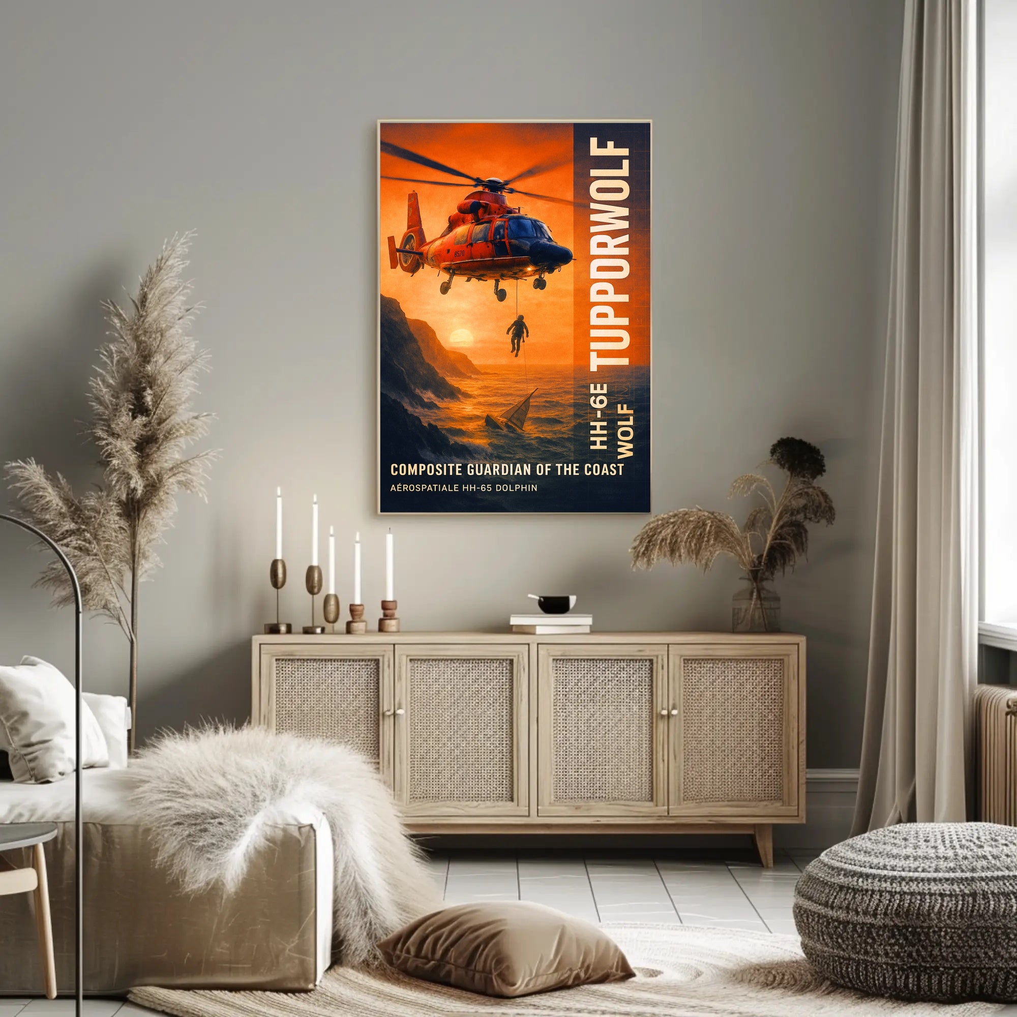 Tupporwolf Guardian of the Coast Poster PosterGoat