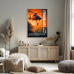 Tupporwolf Guardian of the Coast Poster PosterGoat