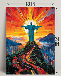 Radiant Christ The Redeemer Poster