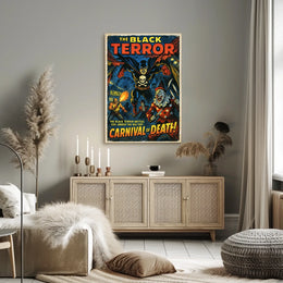 The Black Terror Carnival of Death Poster