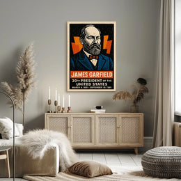 James Garfield 20th President Poster