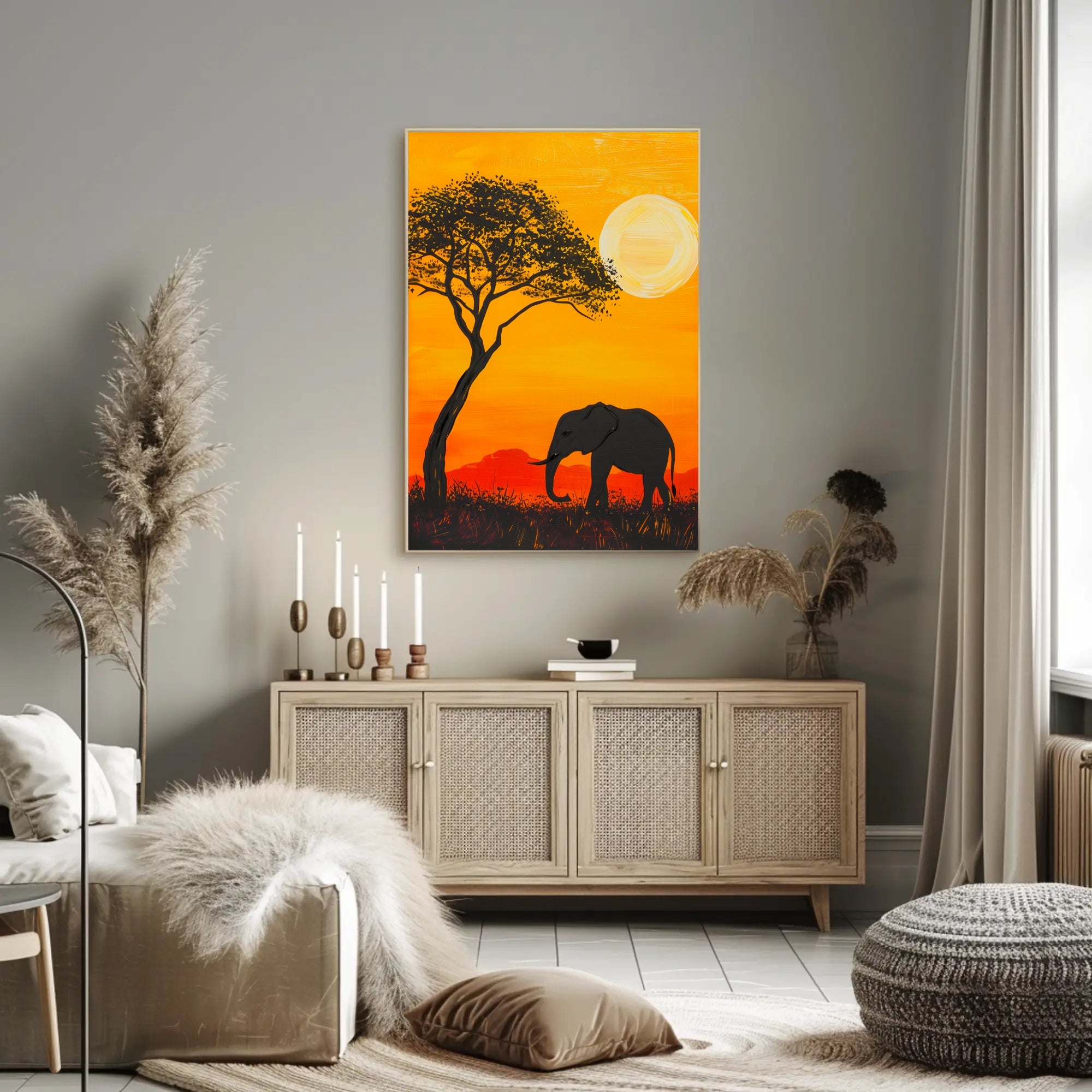 Sunset Serenade Scenic Poster Wall Art Print