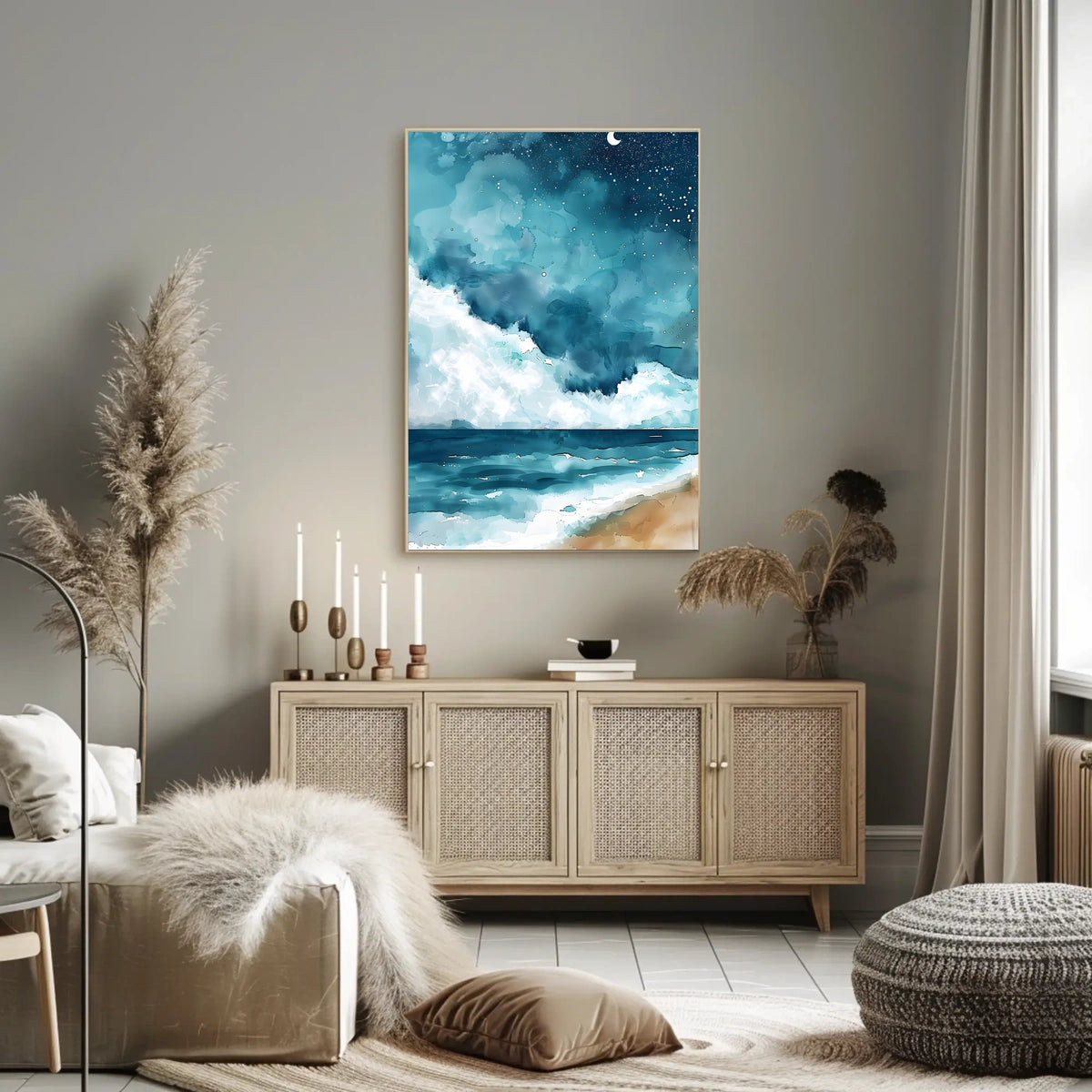 Celestial Seascape Poster