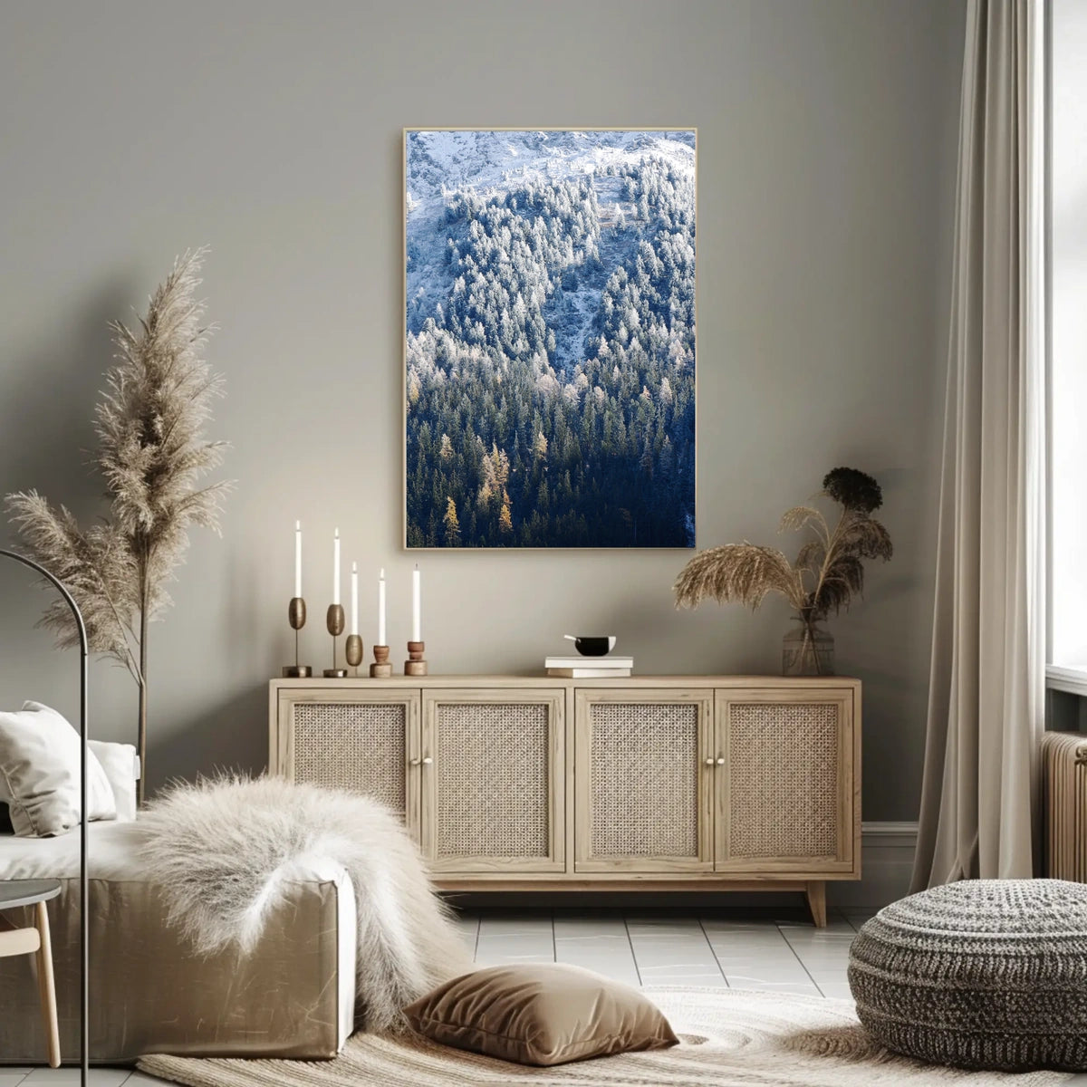 Winter Forest Serenity Poster