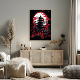 Moonlit Pagoda Poster