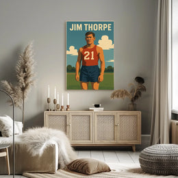 Jim Thorpe Athletic Legend Poster