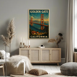 Golden Gate Bridge California Poster