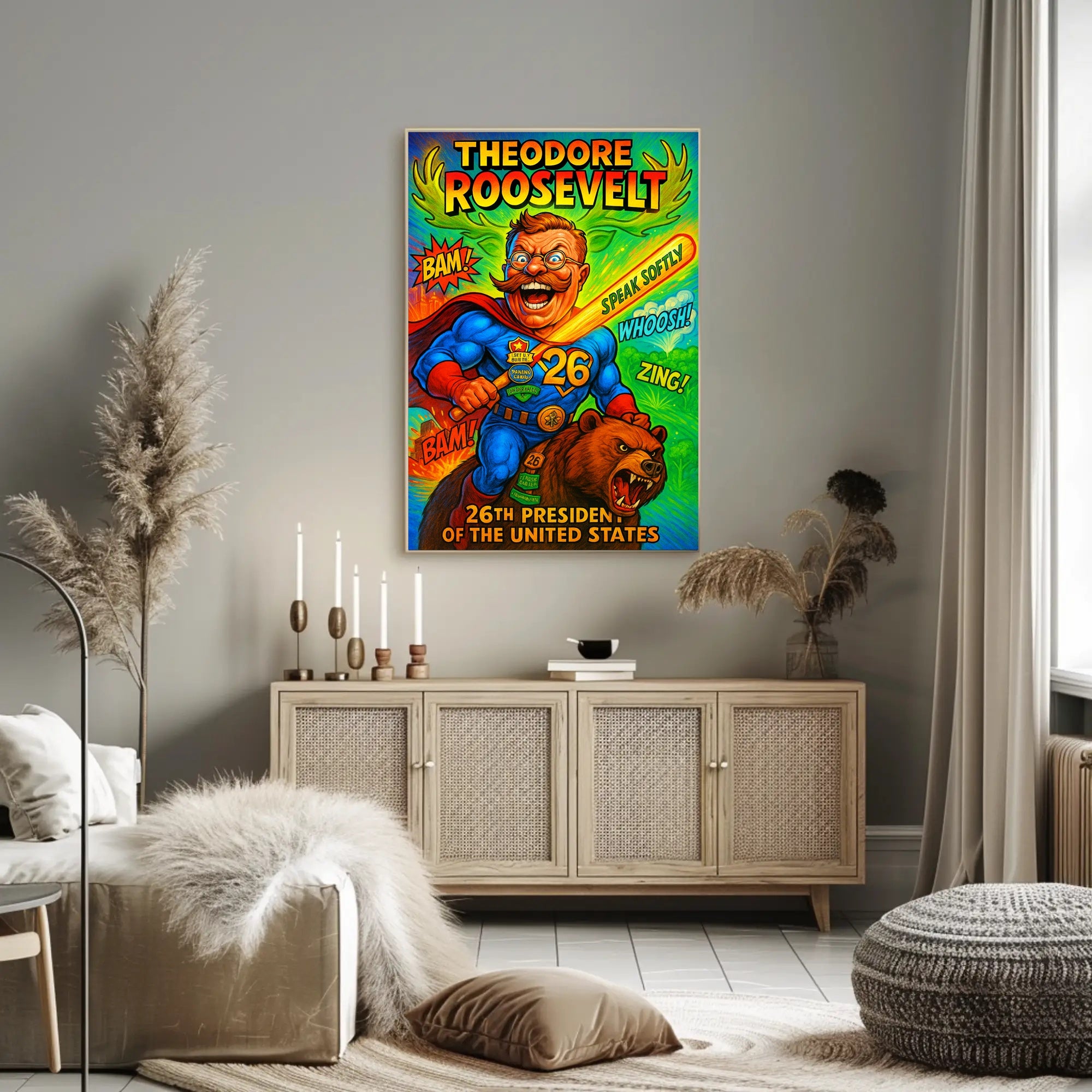 Theodore Roosevelt 26th President Poster PosterGoat