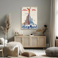 Chamonix Mont-Blanc Adventure Schools Poster PosterGoat