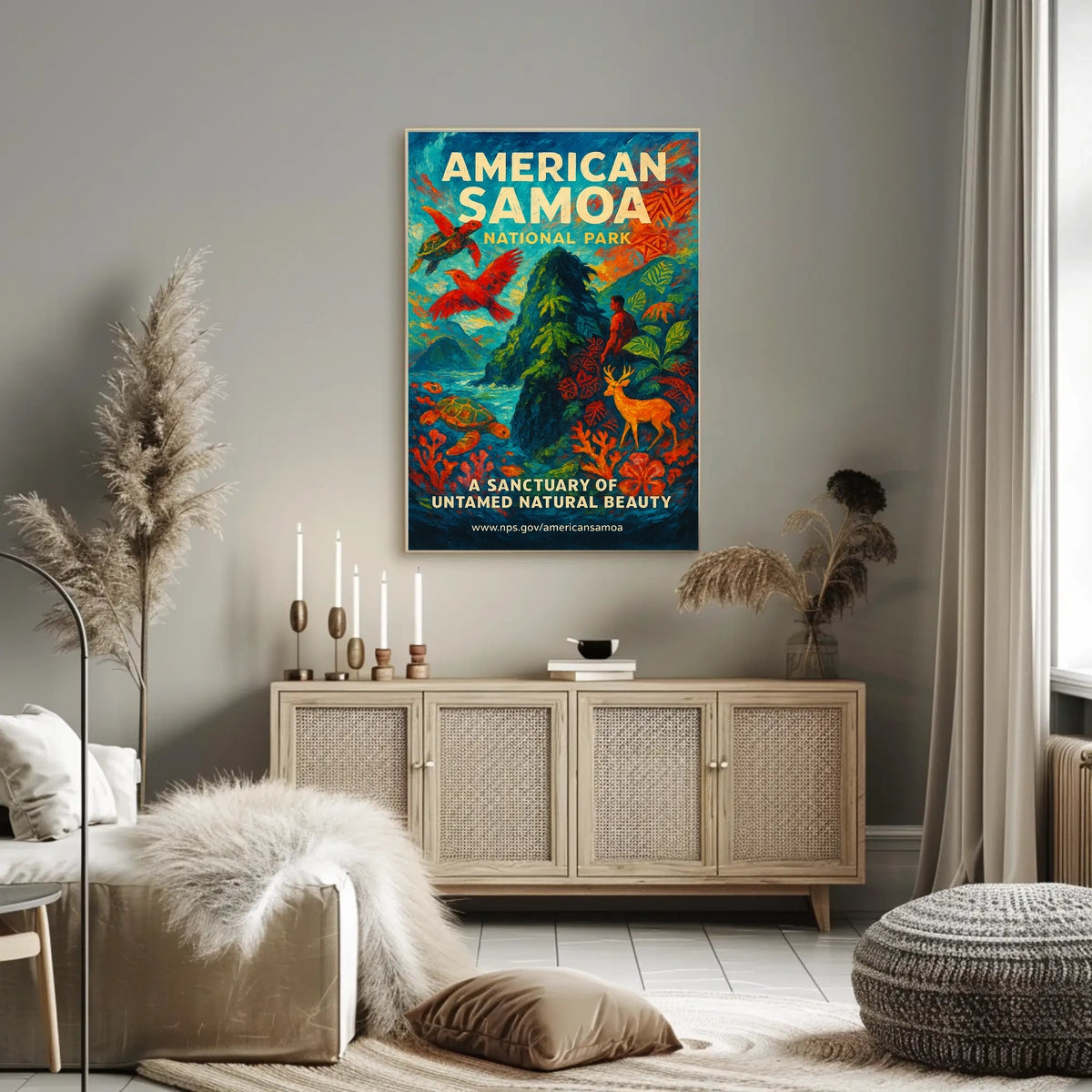 American Samoa Exquisite Nature National Park Poster