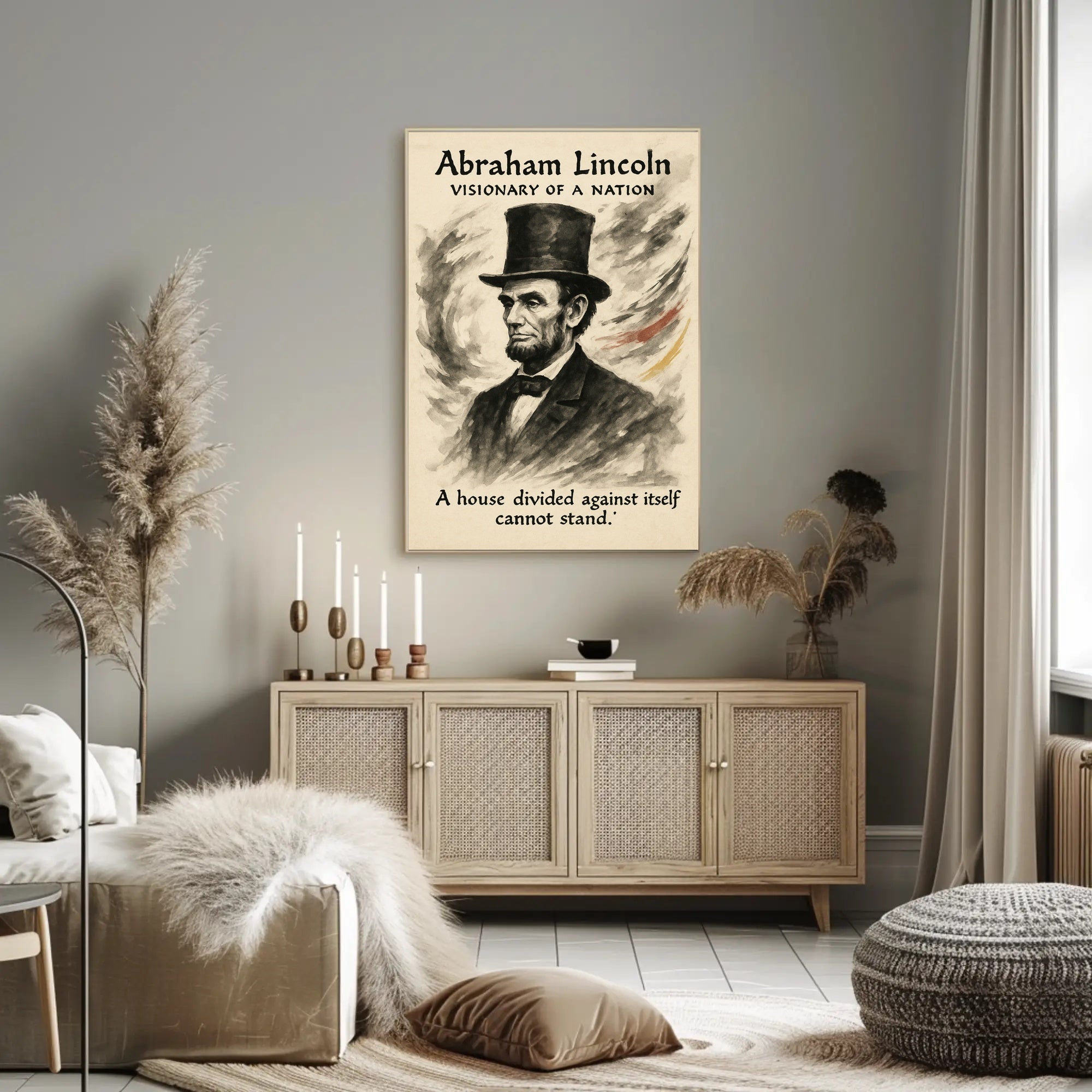 Abraham Lincoln Visionary of a Nation Poster PosterGoat