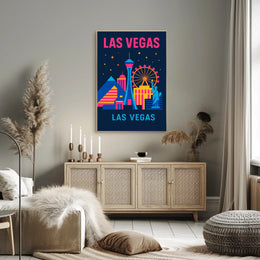 Vibrant Las Vegas Poster