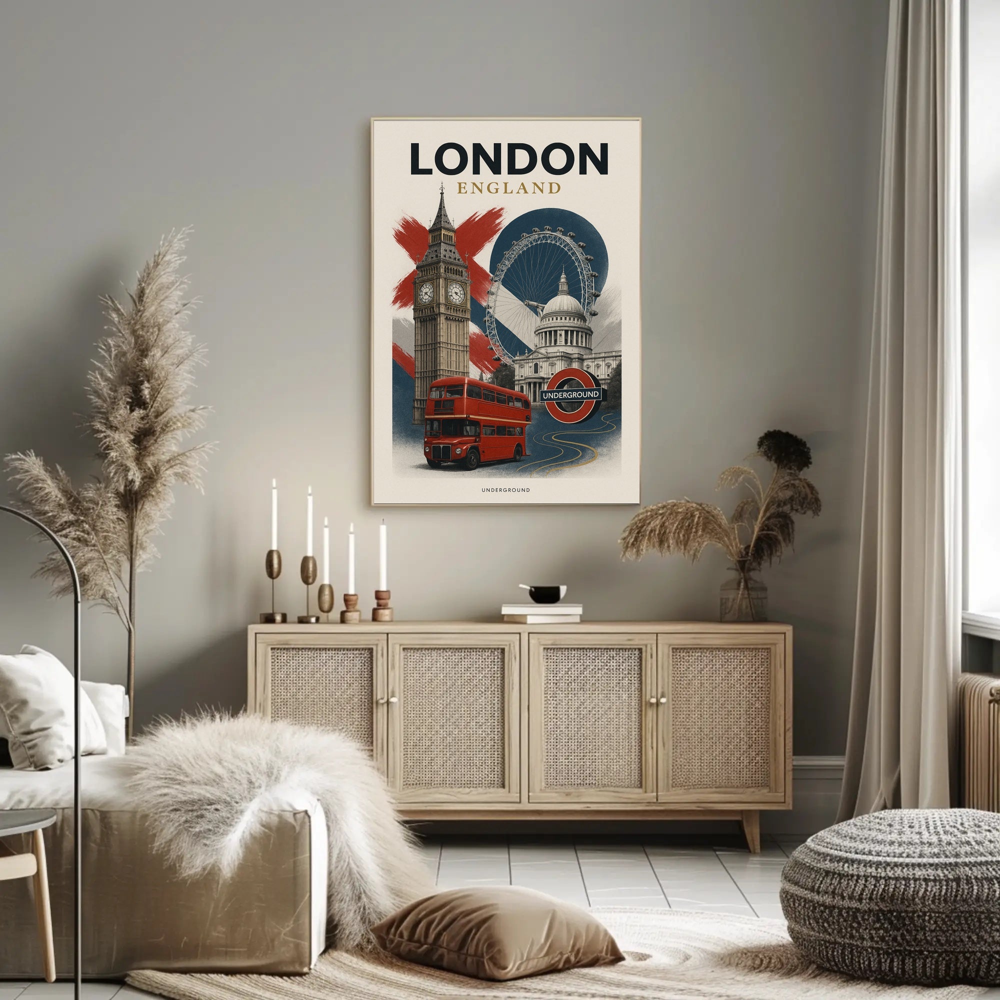 London Landmarks Poster PosterGoat