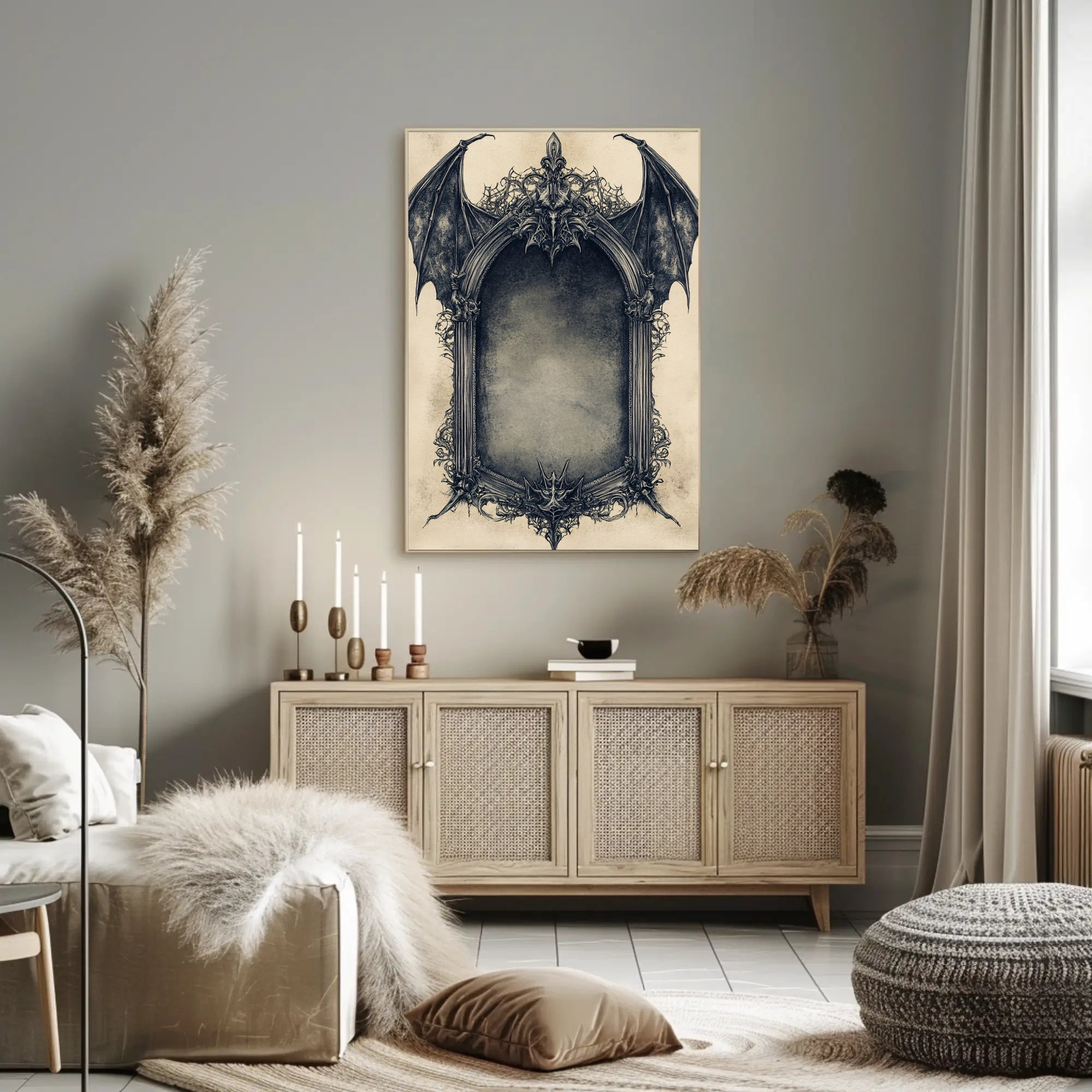Gothic Frame Design Poster