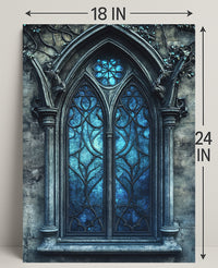 Gothic Window Elegance Poster