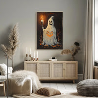 The Haunted Pumpkin Spirit Poster