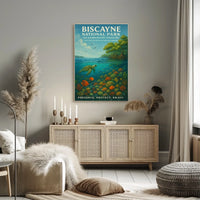 Biscayne National Park Underwater Serenity National Park Poster