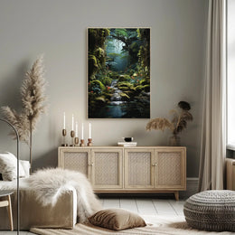 Enchanting Forest Fantasy Art National Park Poster