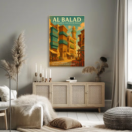 Al Balad The Colorful Old City Of Poster
