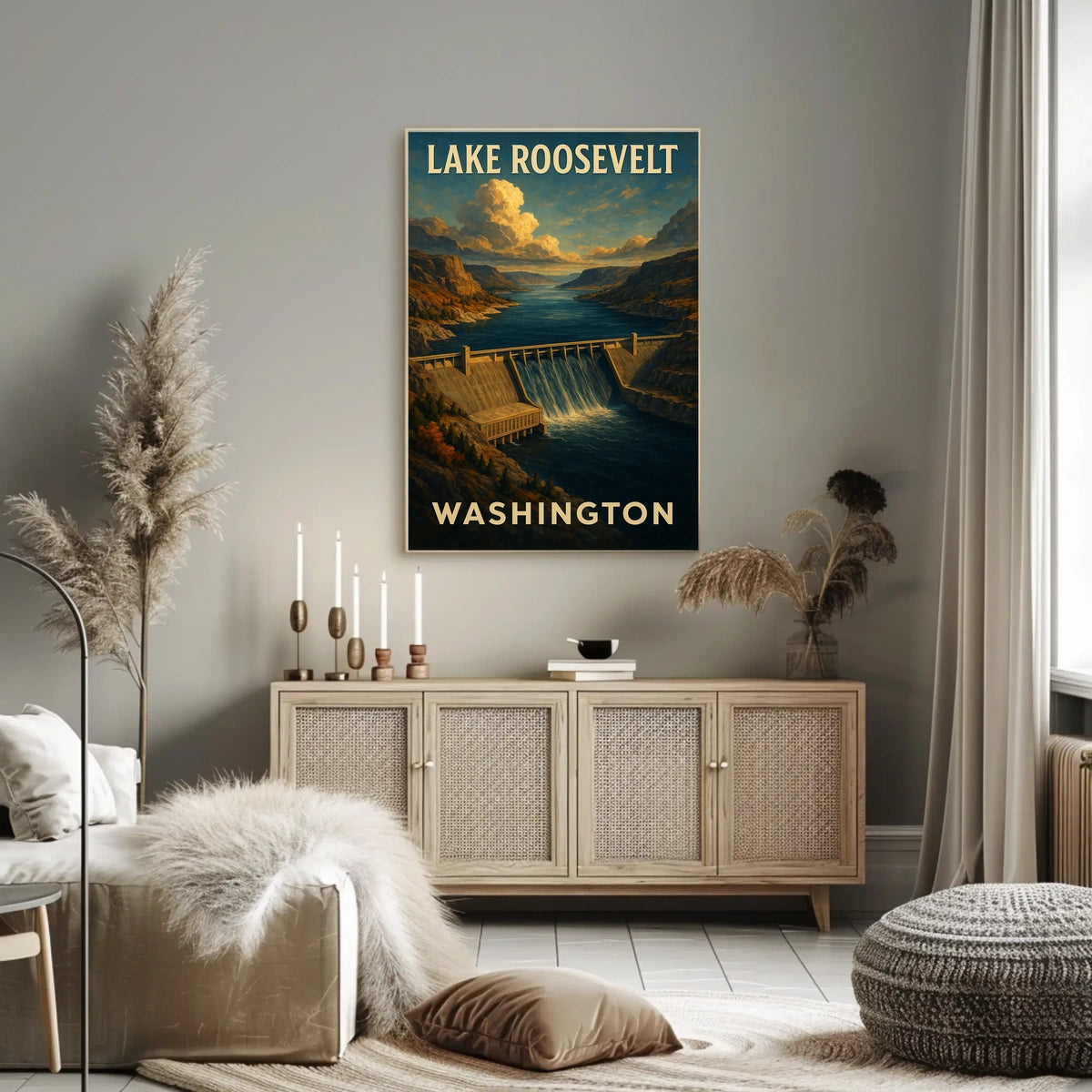 Lake Roosevelt Washington Poster