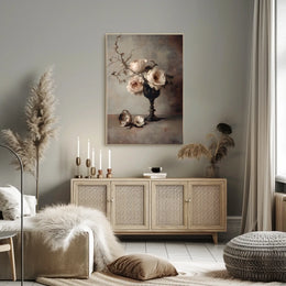 Timeless Elegance Floral Still Life Poster