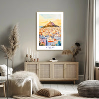 Athens Cityscape Poster PosterGoat