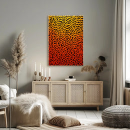 Vibrant Dots Abstract Poster Wall Art Print