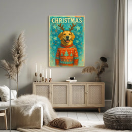 Winter Cityscapes Christmas Poster
