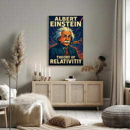 Albert Einstein Theory Of Relativity Poster