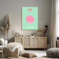 Fiji Tropical Getaway Print - Travel Poster PosterGoat