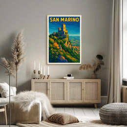 San Marino A Scenic Escape Poster