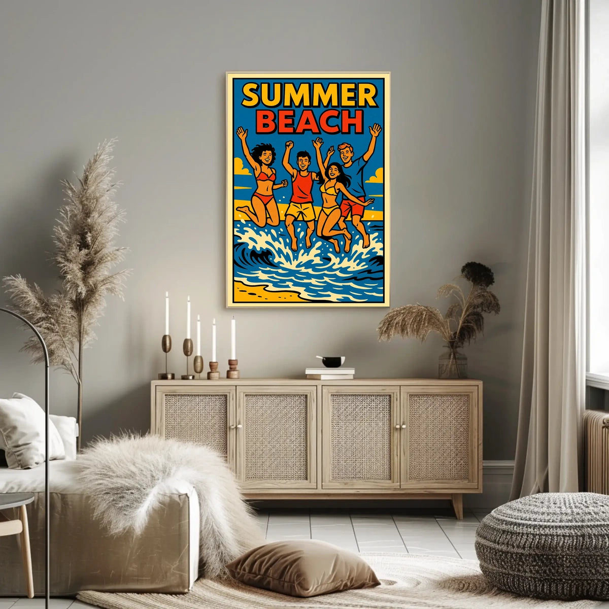 Summer Beach Fun Poster