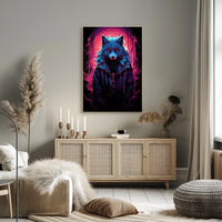 The Enigmatic Wolf Poster