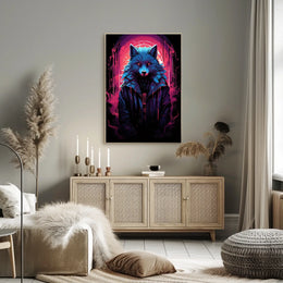 The Enigmatic Wolf Poster