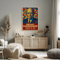 Dwight Eisenhower 34Th President Poster