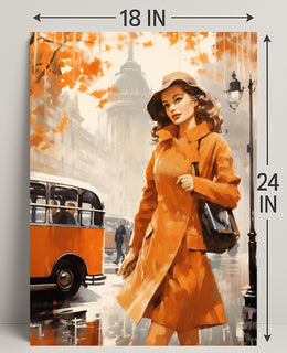 Autumn In The City Poster PosterGoat