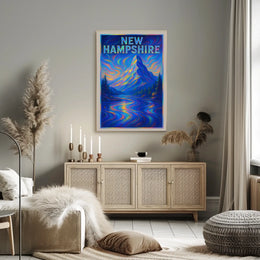 New Hampshire Vibrant Landscapes Poster