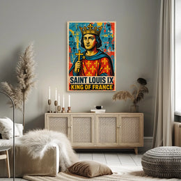 Saint Louis Ix King Of France Poster