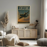Vintage WWII Liberator Express Aviation Art Poster