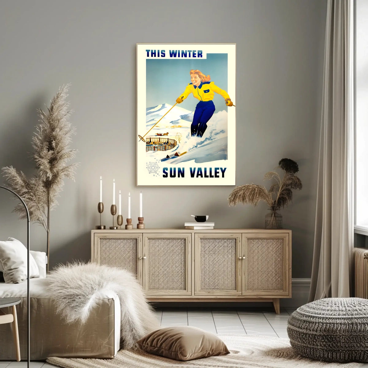 Sun Valley Winter Adventure Poster