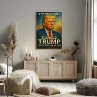 Donald Trump Leadership Legacy Proud Impressionism Poster